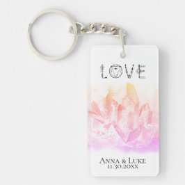 *~* "LIEBE Pinks Crystals Events Hochzeiten SWAG Schlüsselanhänger