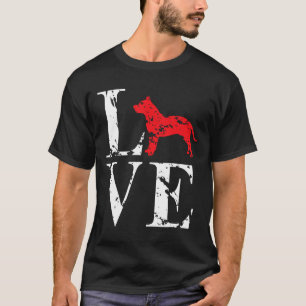 Liebe Pit Bull Shirt Perfektes Geschenk