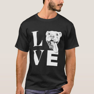 Liebe Pit Bulls - Designer Pitbull Hoodie T-Shirt