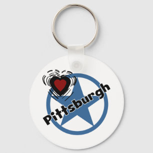 Liebe Pittsburgh Schlüsselanhänger
