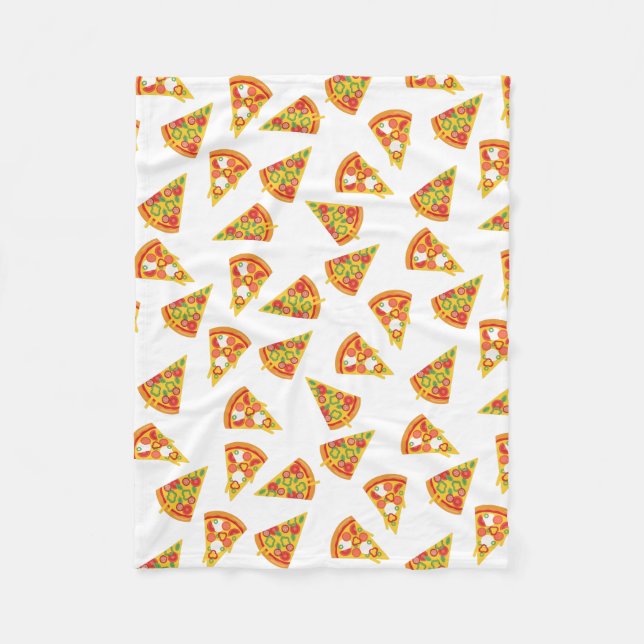 Liebe Pizza Fleecedecke (Vorderseite)