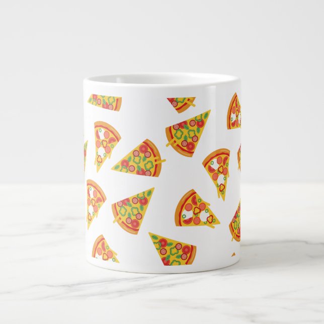 Liebe Pizza Jumbo-Tasse (Vorderseite)