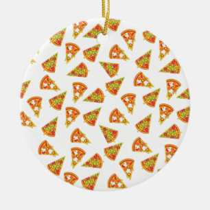 Liebe Pizza Keramik Ornament