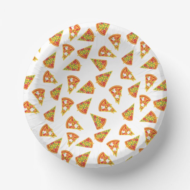 Liebe Pizza Pappteller (Vorderseite)