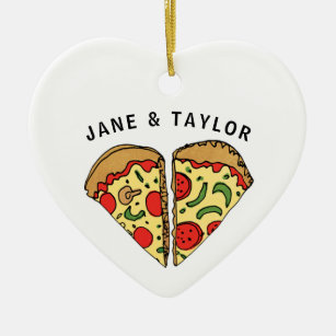 Liebe Pizza Personalisiert Keramik Ornament
