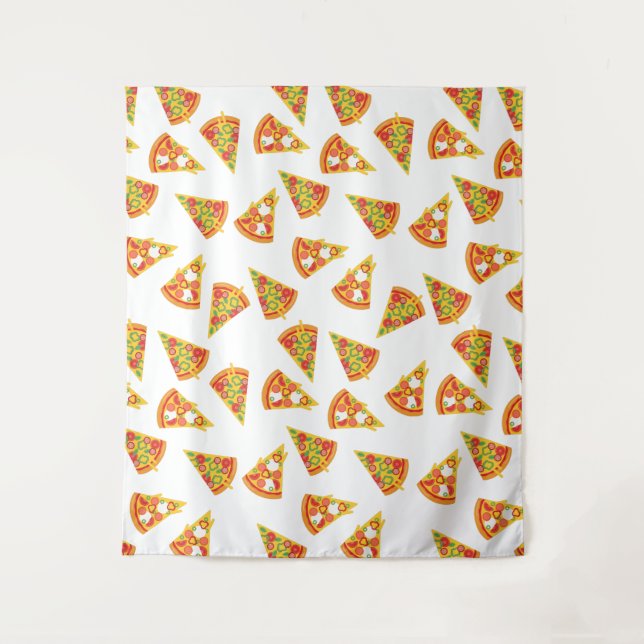 Liebe Pizza Wandteppich (Vorderseite)