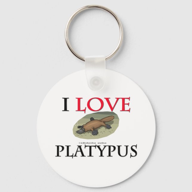 Liebe Platypus Schlüsselanhänger (Vorderseite)