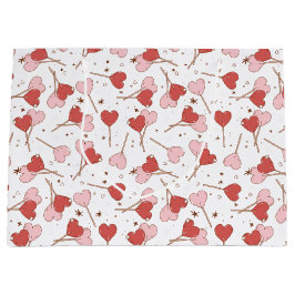 Liebe Pop Retro Valentine Große Geschenktüte