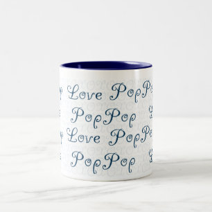 Liebe PopPop Zweifarbige Tasse