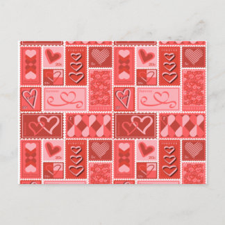 Liebe Postage Briefmarke Postkarte