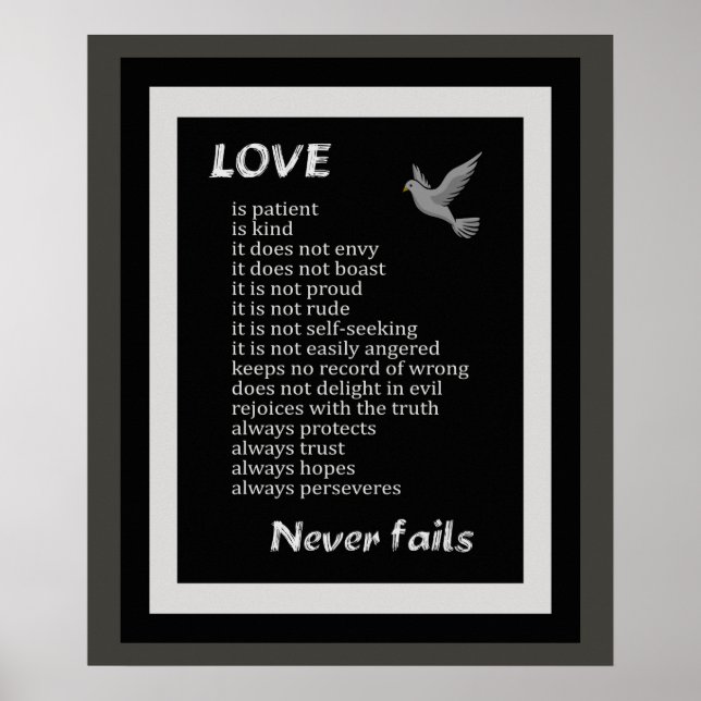 Liebe ** Poster Art Print (Vorne)