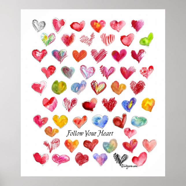 Liebe Poster - Folgen Sie Ihrem Herzen (Vorne)