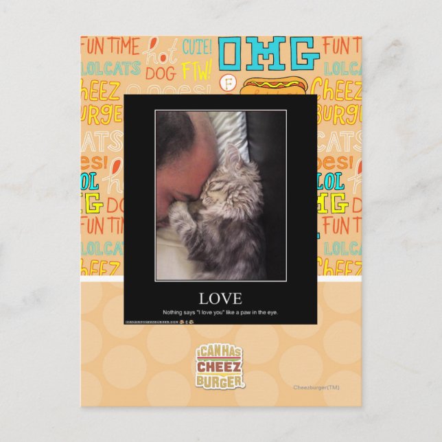 Liebe Postkarte (Vorderseite)