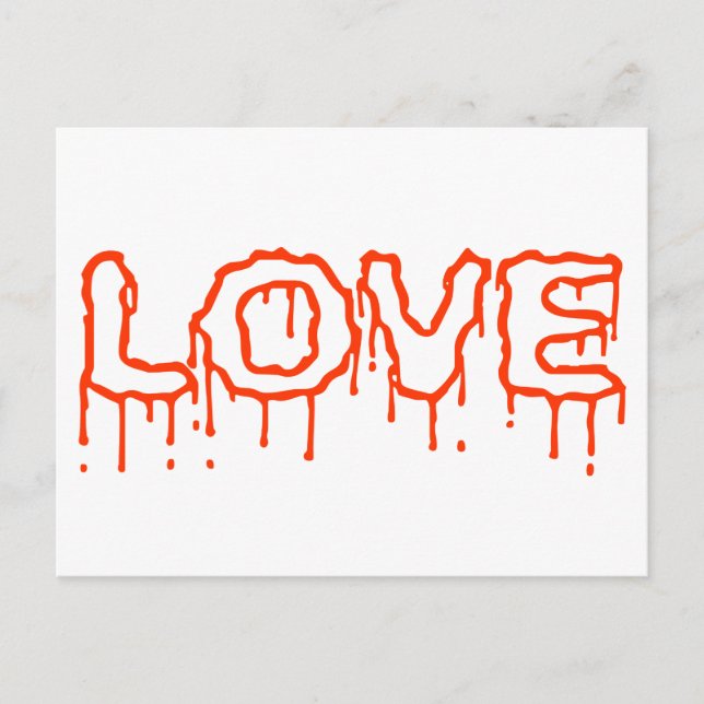 Liebe Postkarte (Vorderseite)