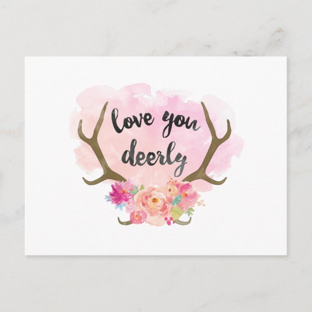 Liebe Postkarte (Vorderseite)