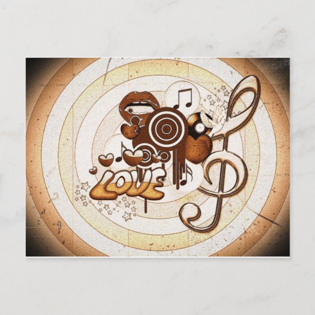 Liebe Postkarte (Vorderseite)