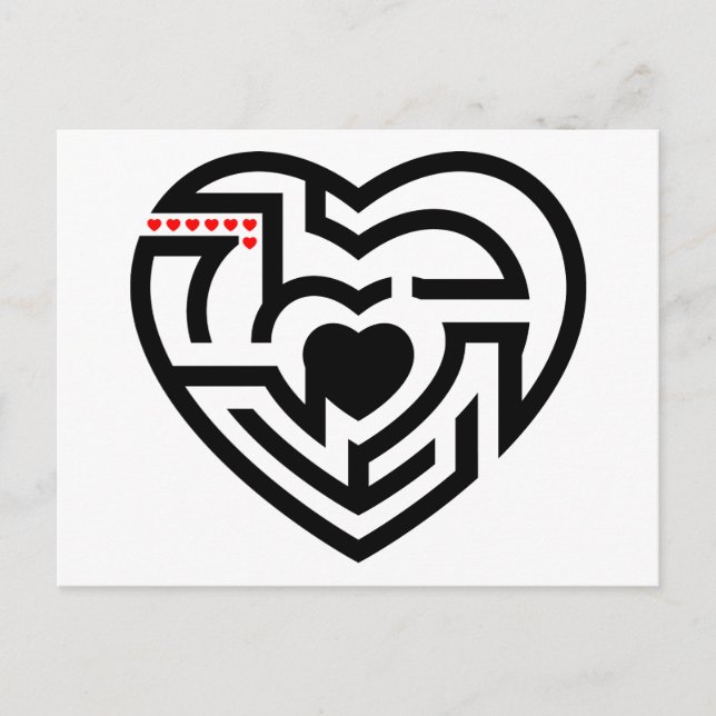 Liebe Postkarte (Vorderseite)