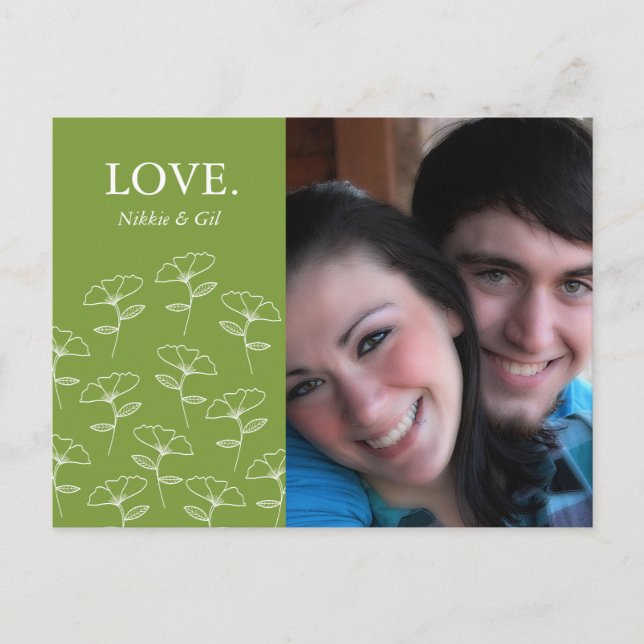 LIEBE. POSTKARTE (Vorderseite)