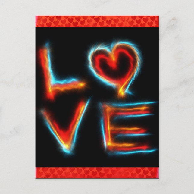 Liebe Postkarte (Vorderseite)