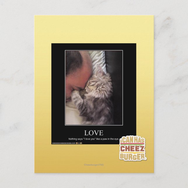 Liebe Postkarte (Vorderseite)