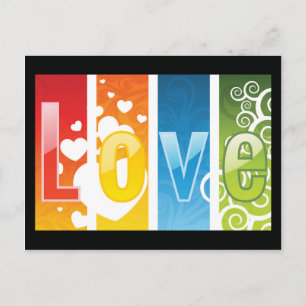 Liebe Postkarte
