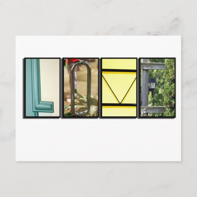 LIEBE POSTKARTE (Vorderseite)