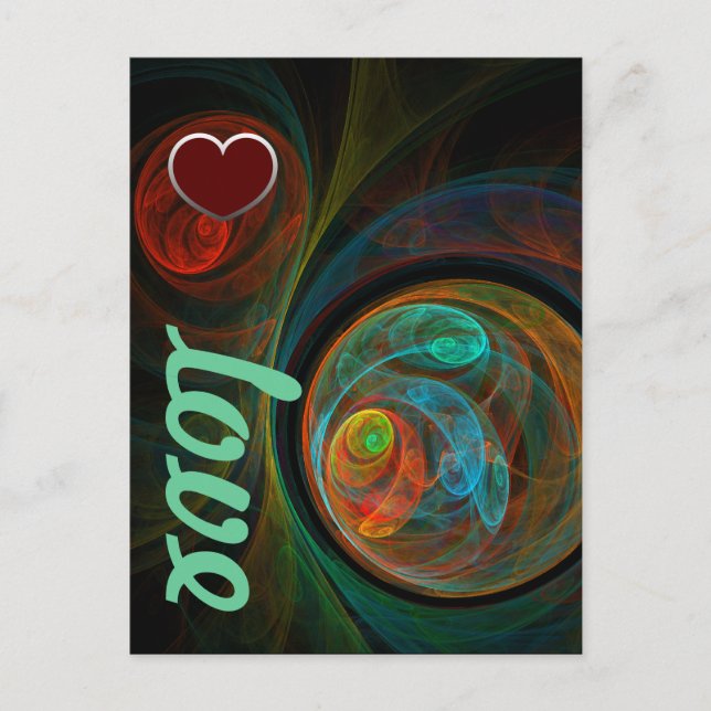 Liebe Postkarte (Vorderseite)