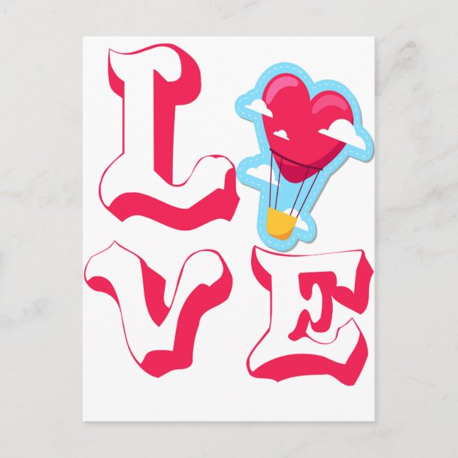 Liebe Postkarte (Vorderseite)