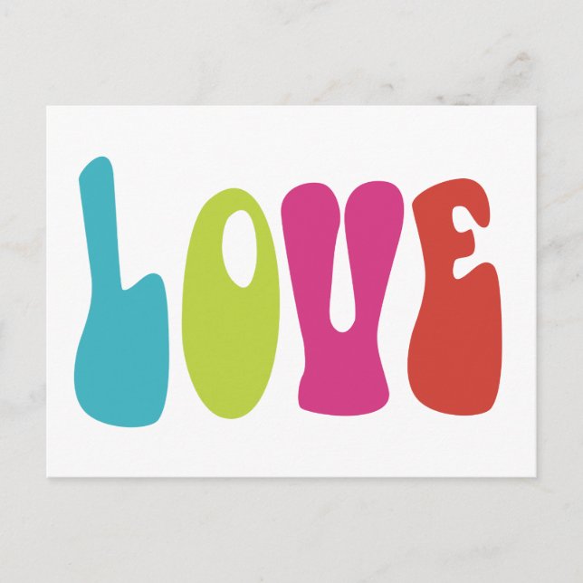 Liebe Postkarte (Vorderseite)