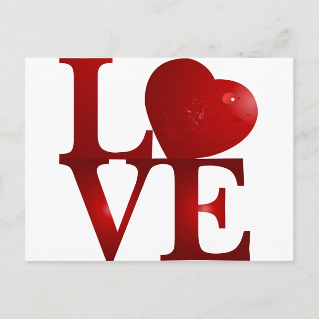 LIEBE POSTKARTE (Vorderseite)