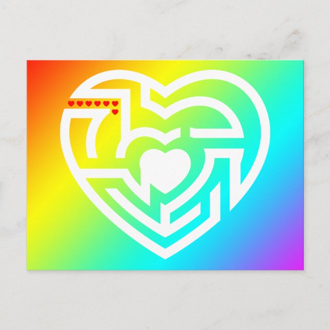 Liebe Postkarte (Vorderseite)
