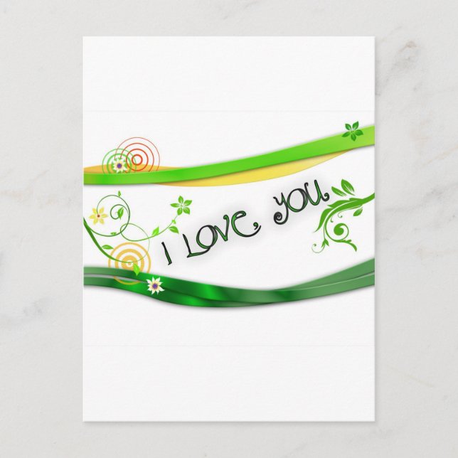 Liebe Postkarte (Vorderseite)