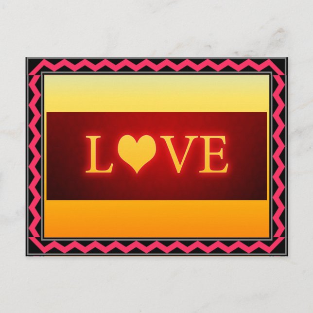 Liebe Postkarte (Vorderseite)