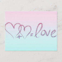 Liebe Postkarte