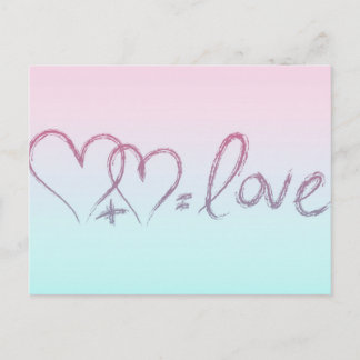 Liebe Postkarte
