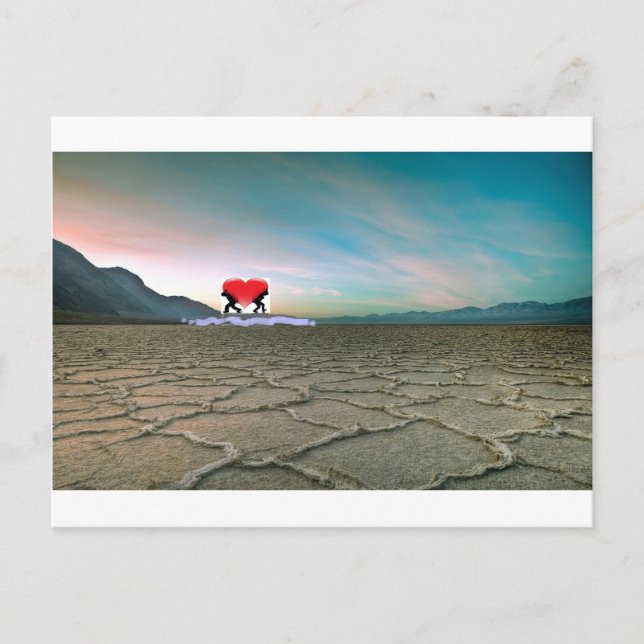 Liebe Postkarte (Vorderseite)