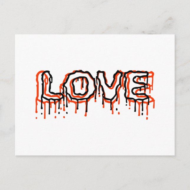 Liebe Postkarte (Vorderseite)