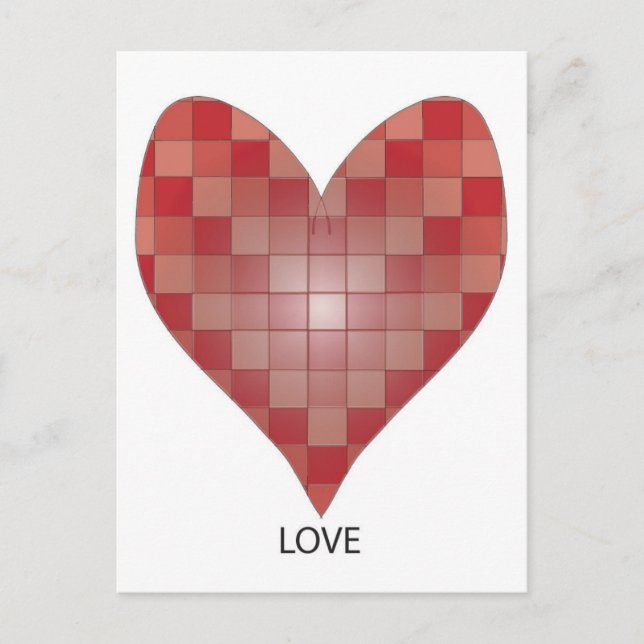 Liebe Postkarte (Vorderseite)