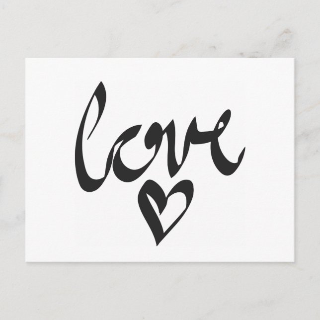 Liebe Postkarte (Vorderseite)