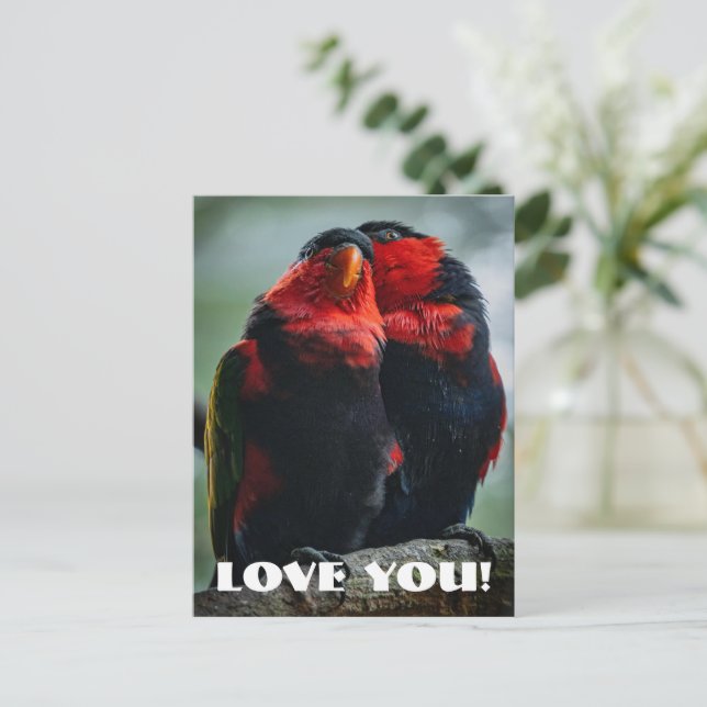 Liebe Postkarte (Stehend Vorderseite)