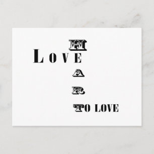 Liebe Postkarte