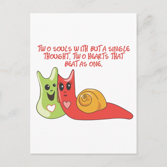 Liebe Postkarte (Vorderseite)