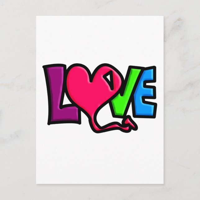 LIEBE POSTKARTE (Vorderseite)