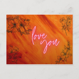 Liebe Postkarte