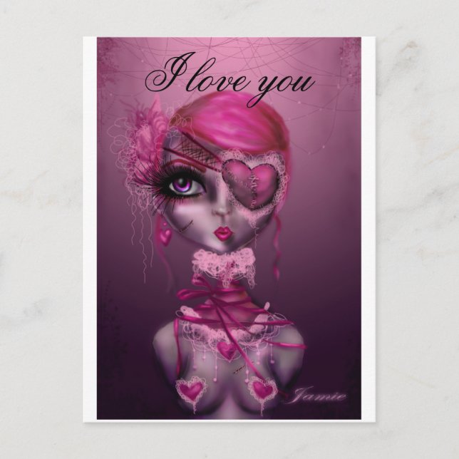 Liebe Postkarte (Vorderseite)