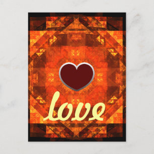 Liebe-Postkarte segnen Postkarte