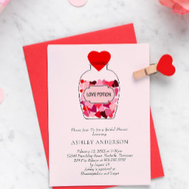 Liebe Potion Valentine Thema Brautparty Einladung