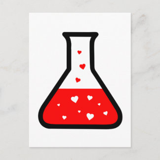 Liebe Potion (Wissenschaft) Postkarte