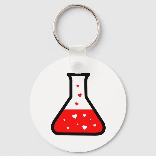 Liebe Potion (Wissenschaft) Schlüsselanhänger (Vorderseite)