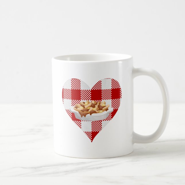 Liebe Poutine Kaffeetasse (Rechts)